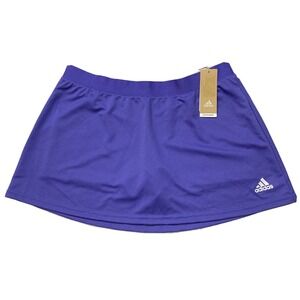 Women's Adidas‎ Tennis Club Skirt Purple / White Size XL NWT  $45